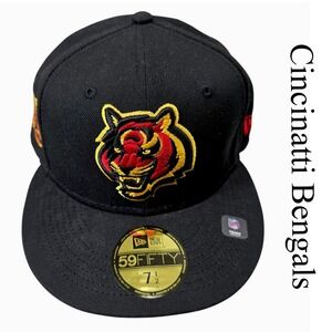 New Era 59FIFTY Cincinnati Bengals NFL Pro Bowl Hawaii Fitted Hat Black 7 1/2